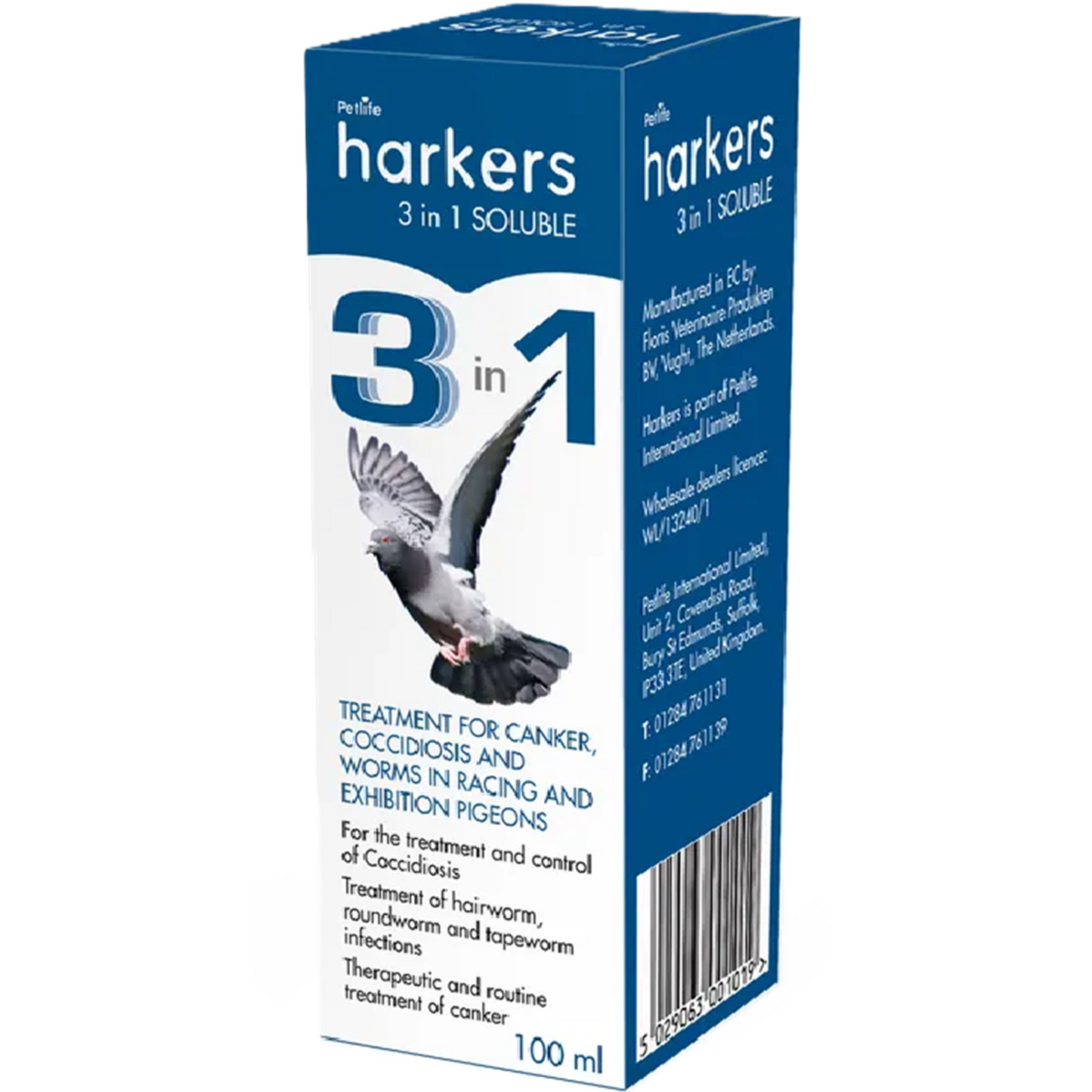 Harkers - 3 in 1 Soluble Pigeon Treatment (100ml)