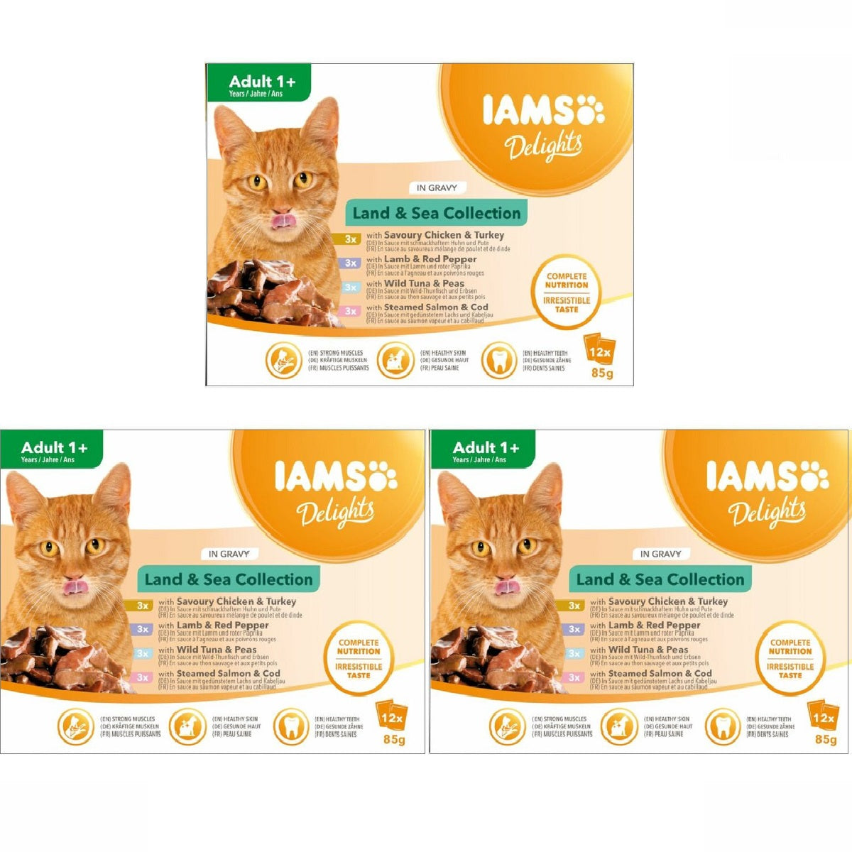 Iams Delights - Adult 1+ Cat in Gravy (85g)