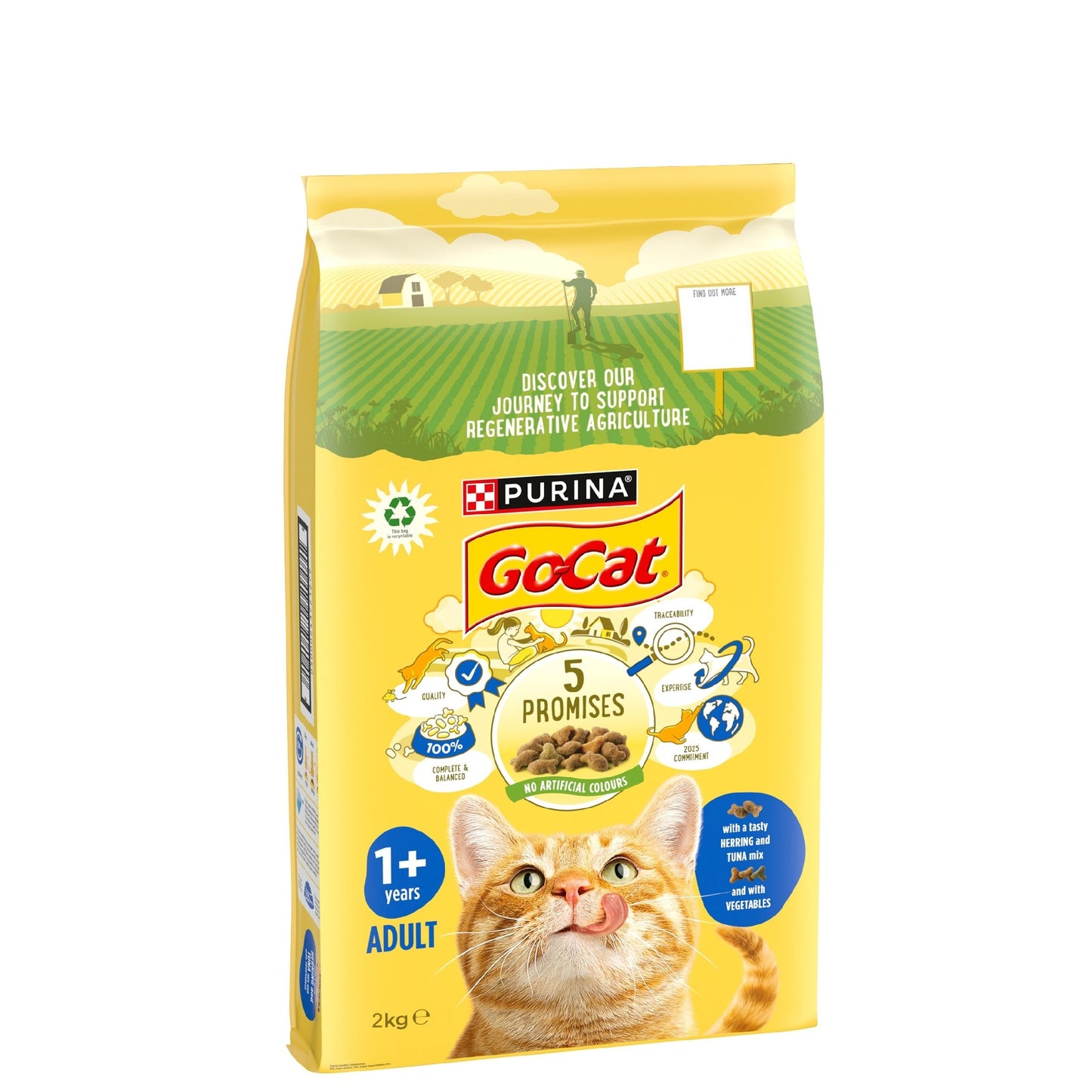 Go-Cat - Adult 1+ Tuna & Herring