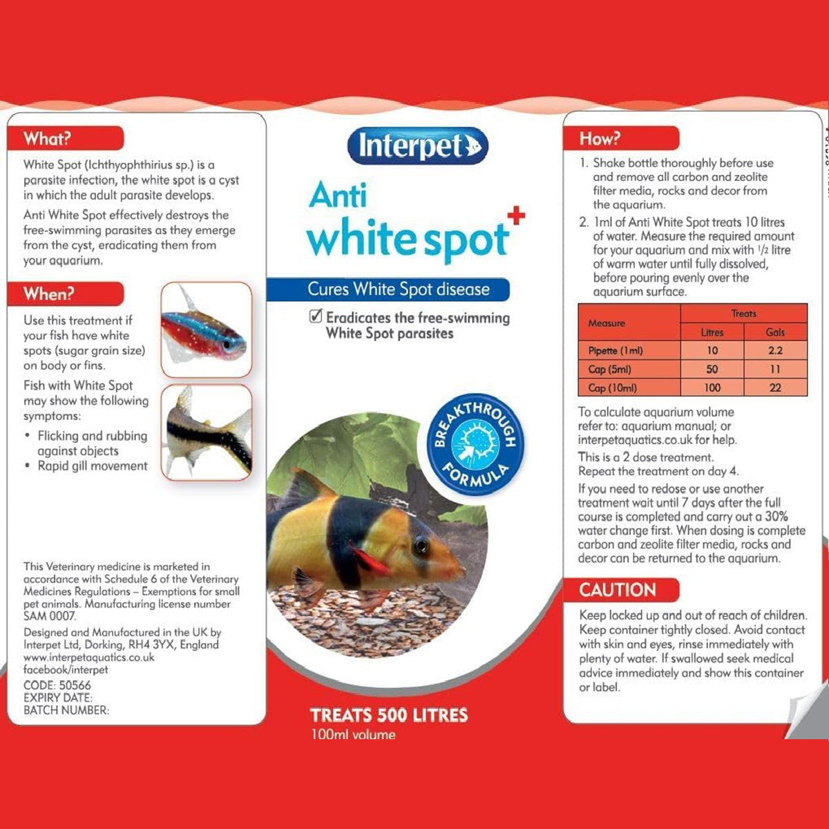 Interpet - Anti White Spot+ (100ml)