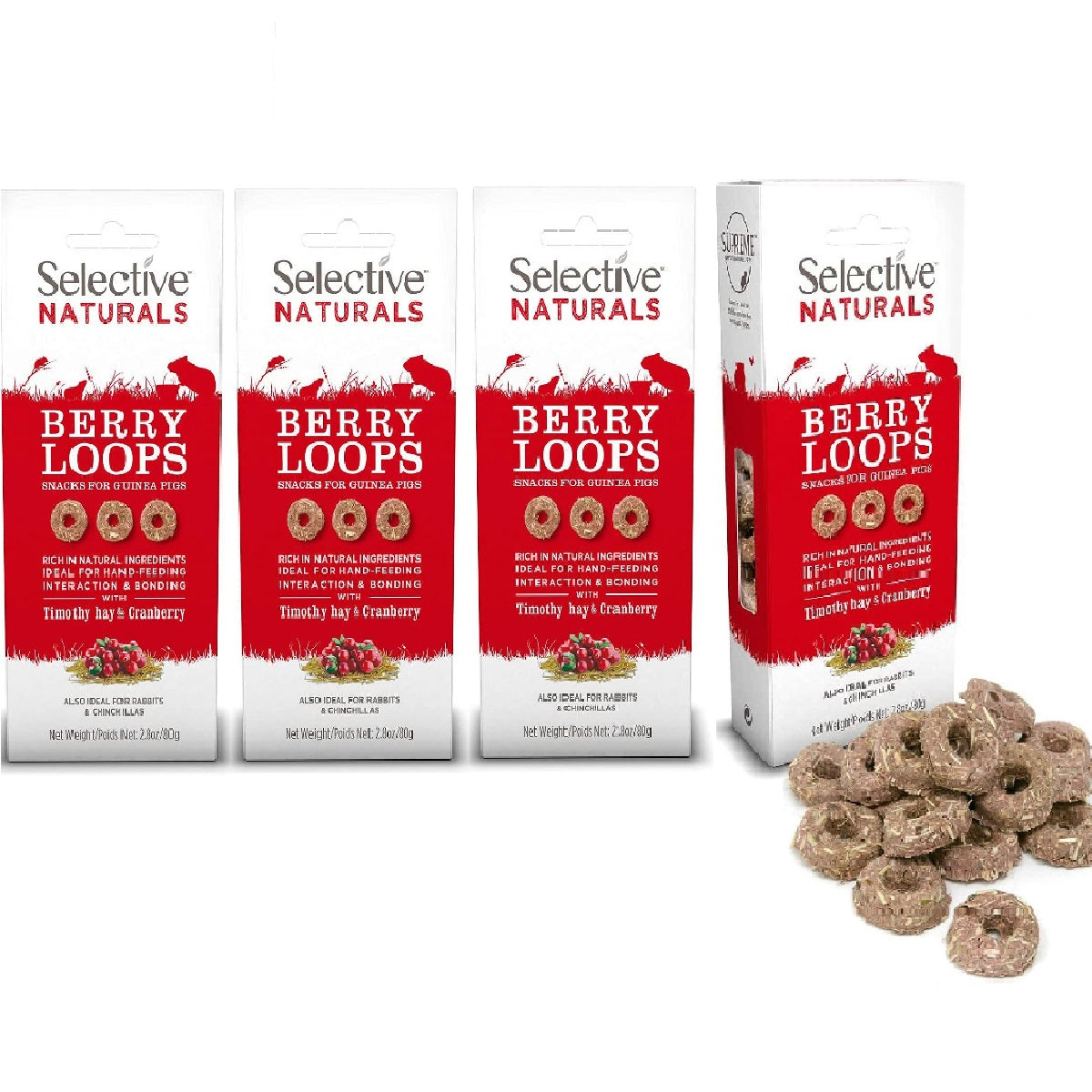 Science Selective - Naturals Loops (4 x 80g)
