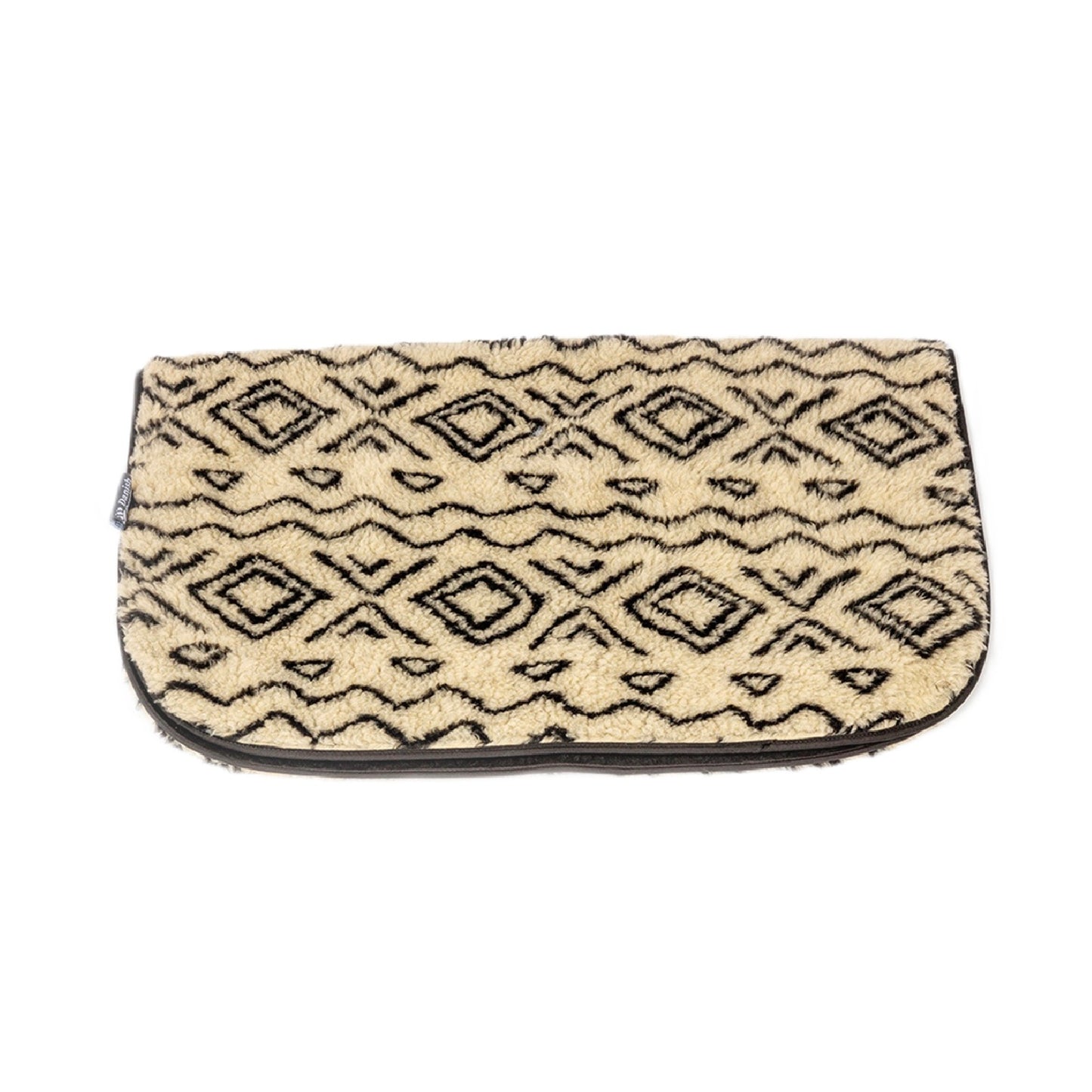 Danish Design - Sherpa Fleece Neutral Geometric Blanket