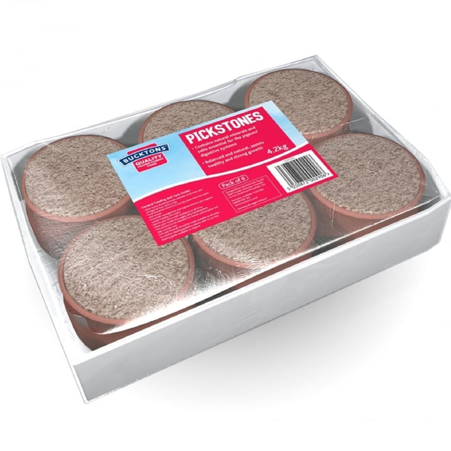 Bucktons - Pigeon Pickstones (6pk)