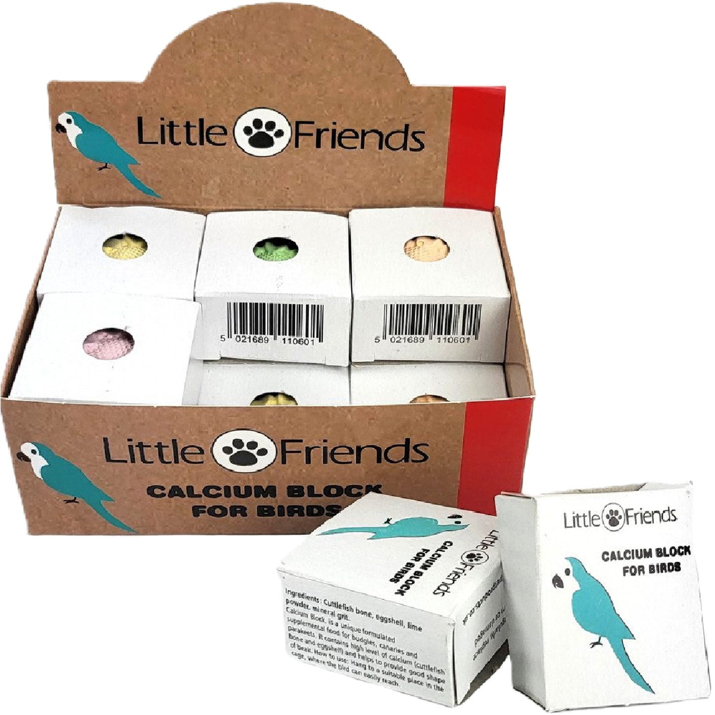 Little Friends - Calcium Blocks for Birds (24g)