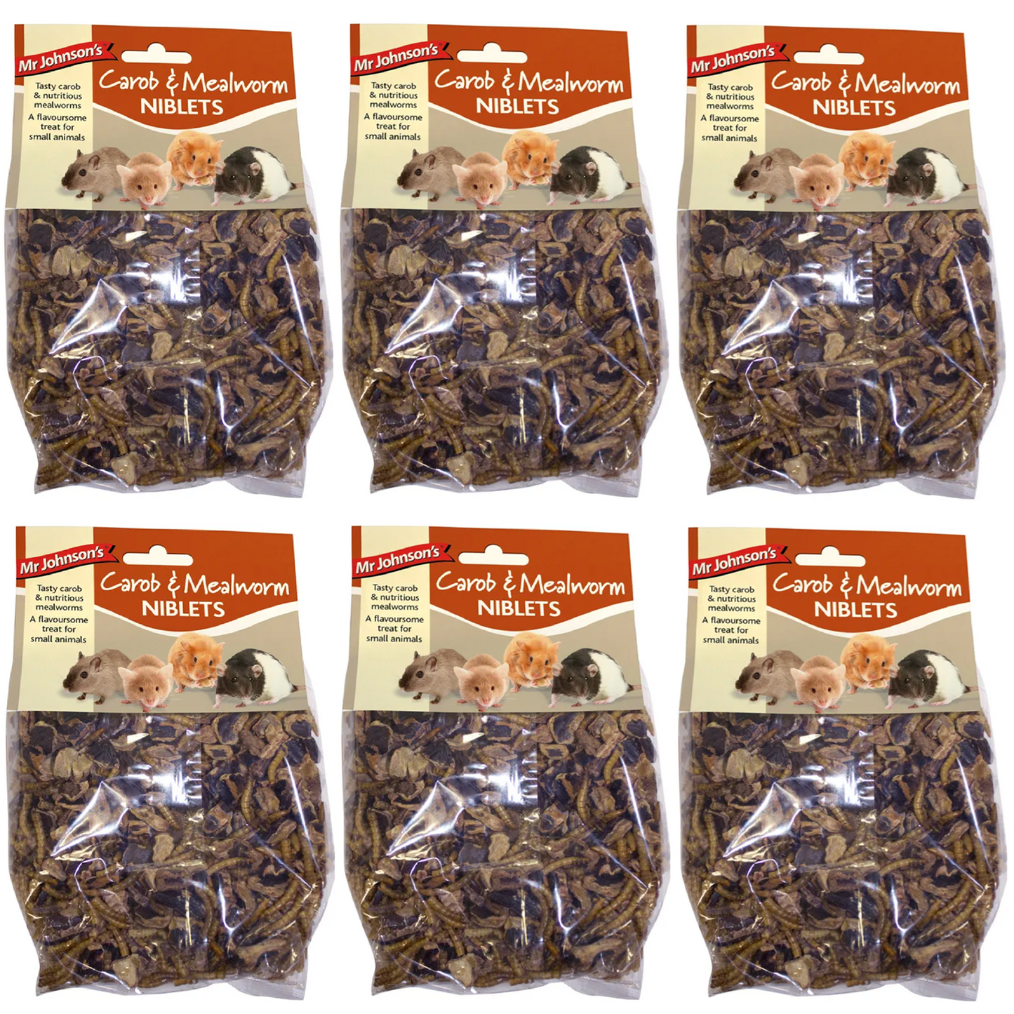 Mr Johnson's - Carob & Mealworm Niblets (6 Packs)