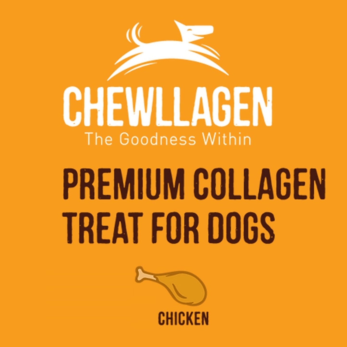 Chewllagen - Collagen Chicken Medium Roll (2pk)