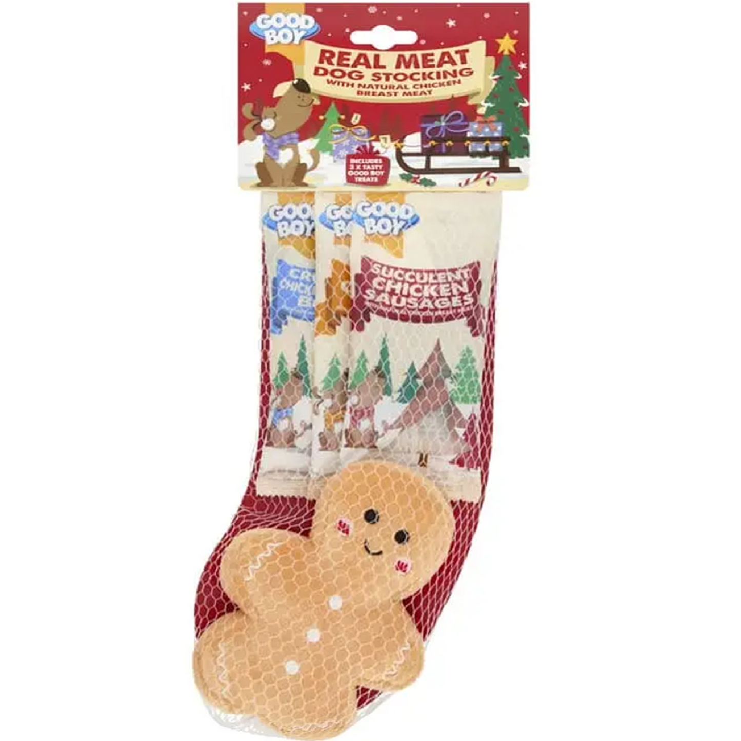 Good Boy - Real Meat Dog Christmas Stocking