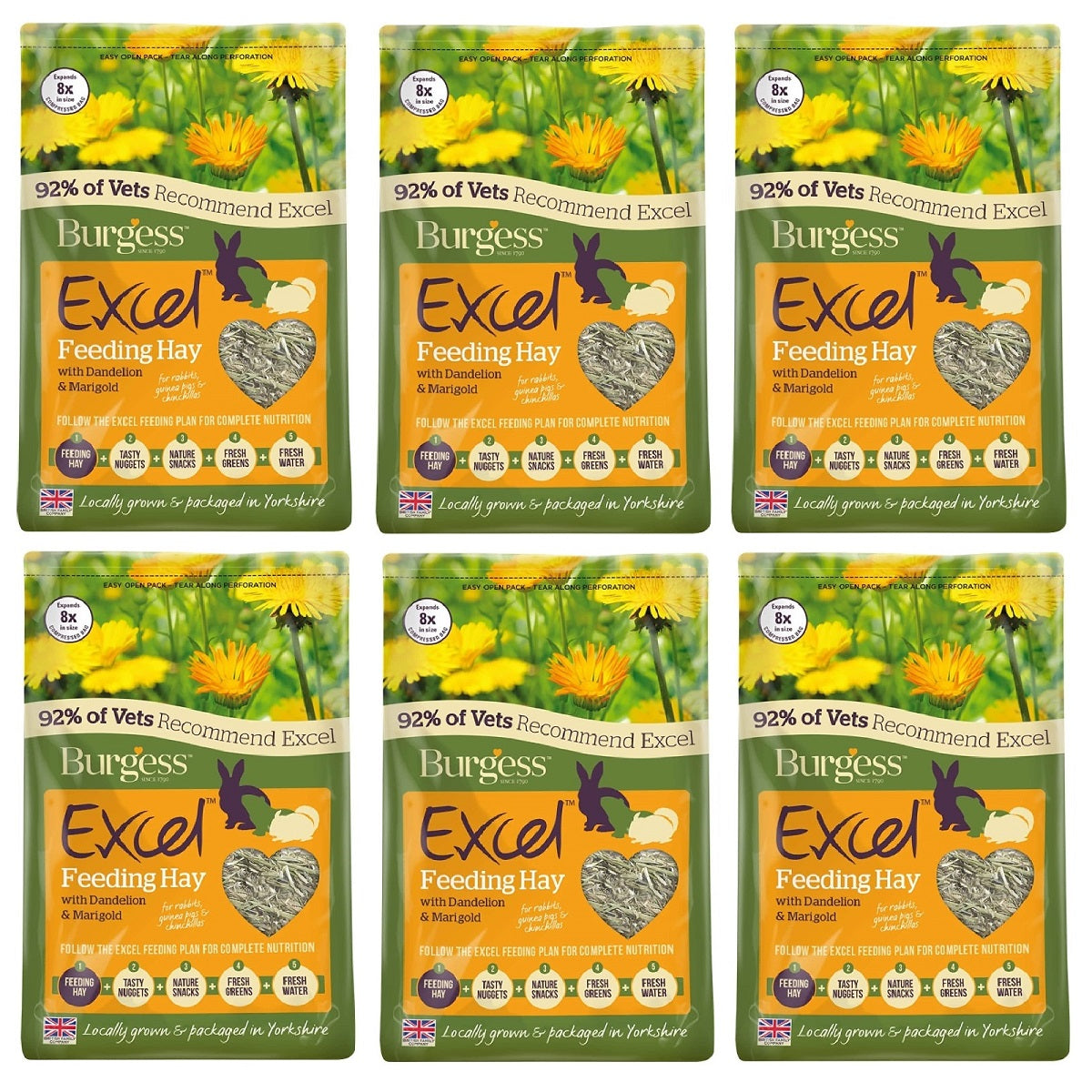 Excel - Dandelion and Marigold Feeding Hay