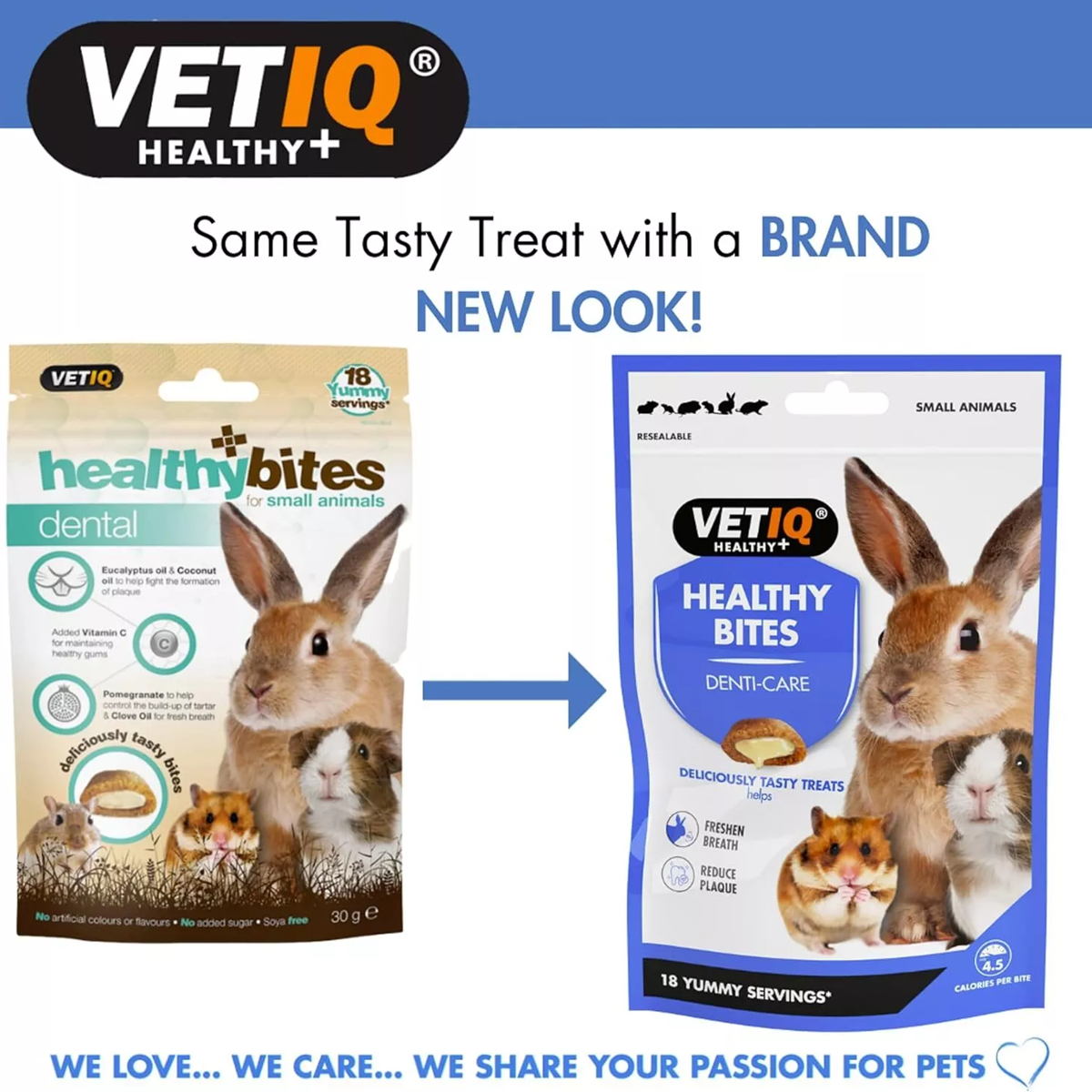 VETIQ - Healthy Bites Dental (30g)