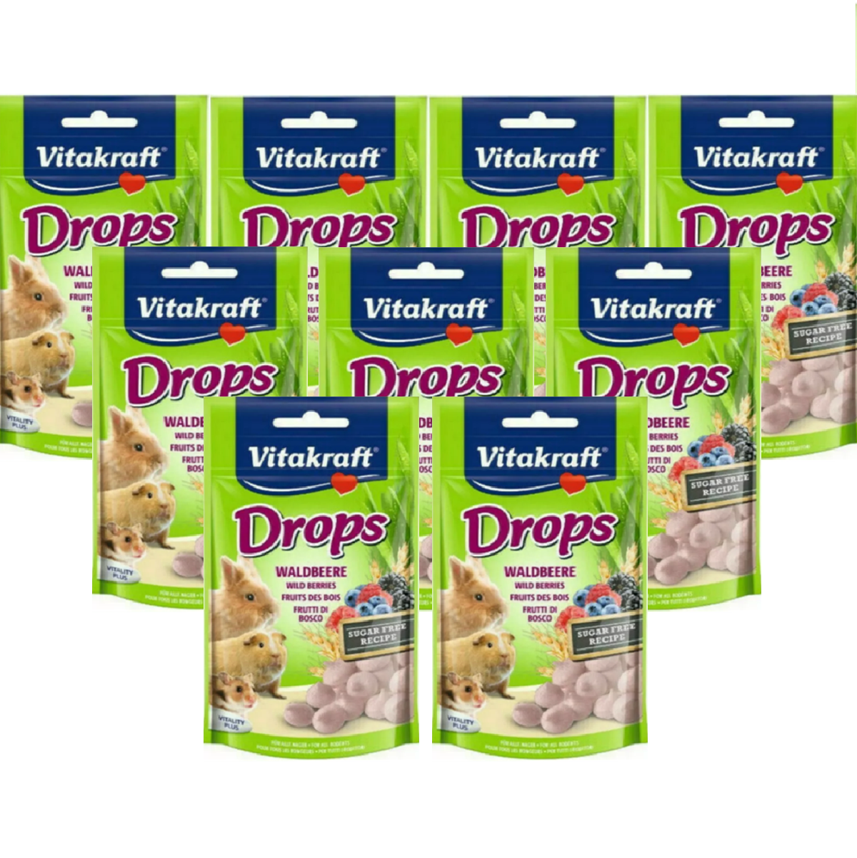 Vitakraft - Small Animal Drops (9 Packs)