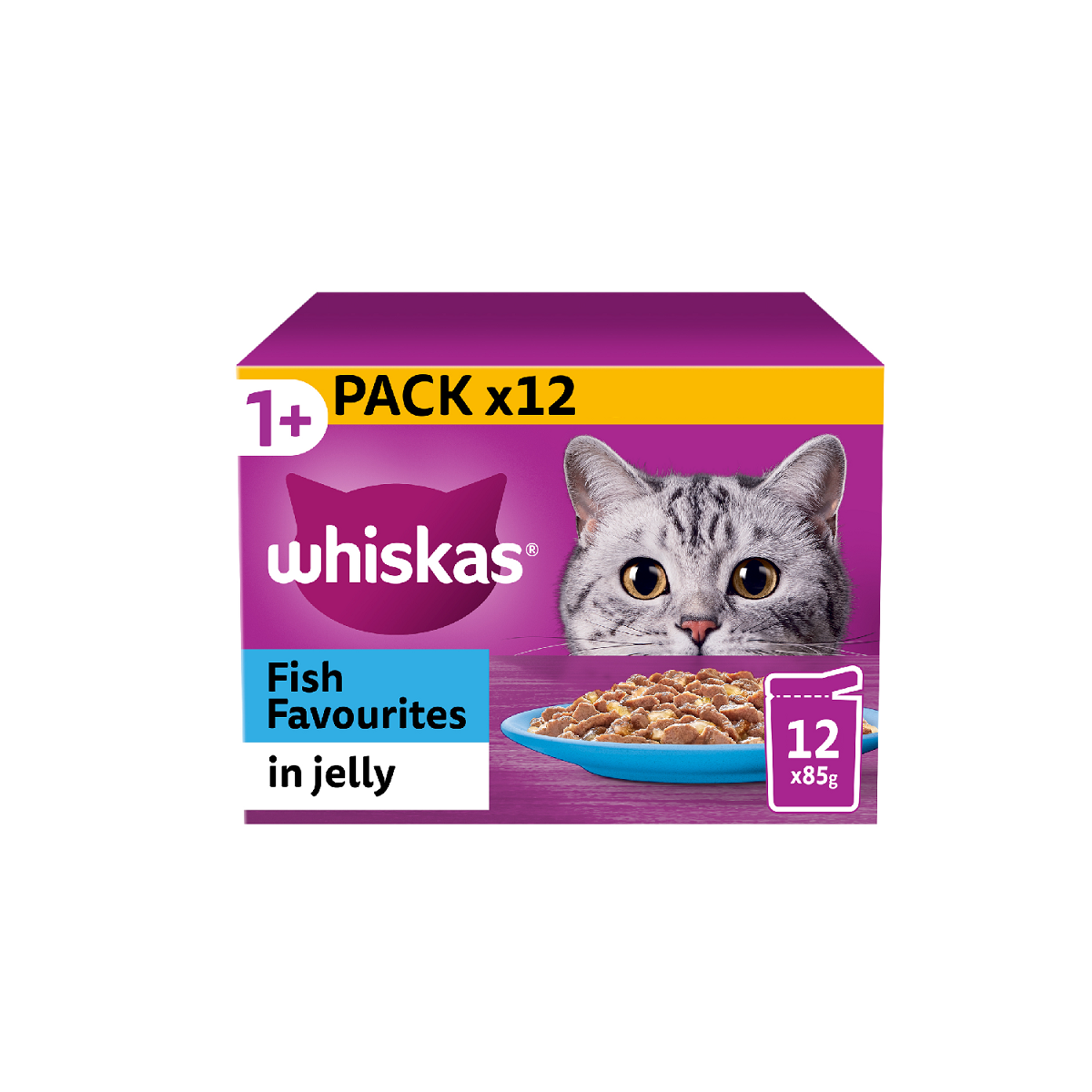 Whiskas 1+ Pouches - Fish Selection