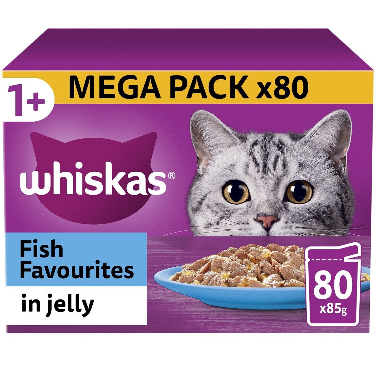 Whiskas 1+ Pouches - Fish Selection
