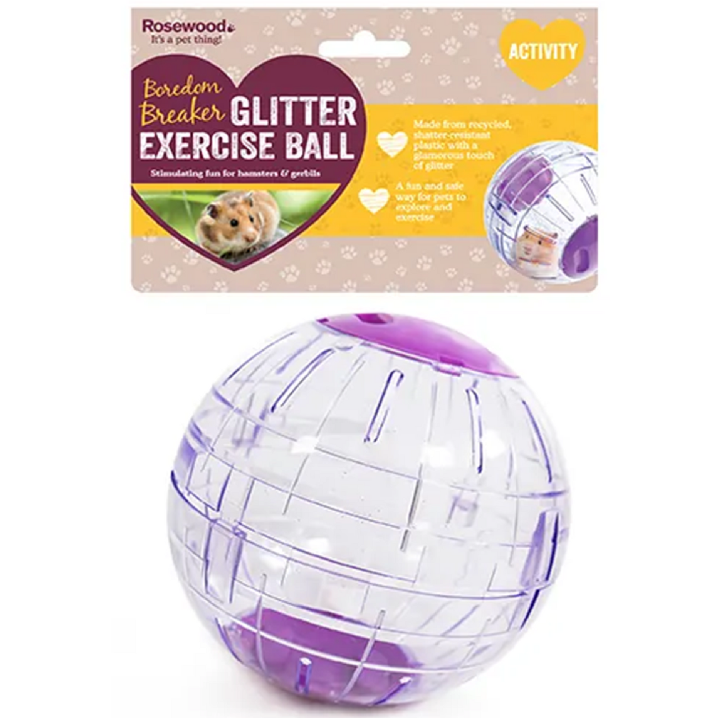 Rosewood - Glitter Exercise Ball (18cm)
