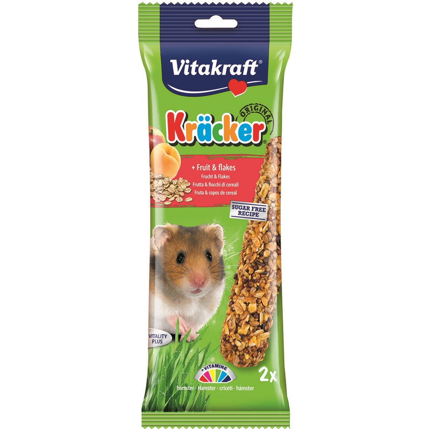 Vitakraft - Hamster Kracker Fruit & Flakes (5 Packs)