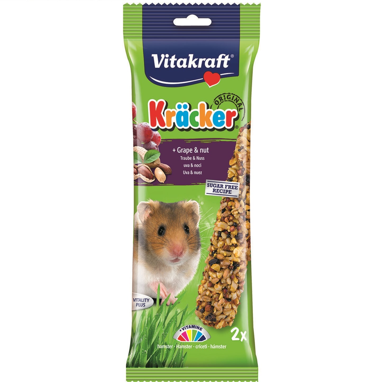 Vitakraft - Hamster Kracker Grape & Nut (5 Packs)