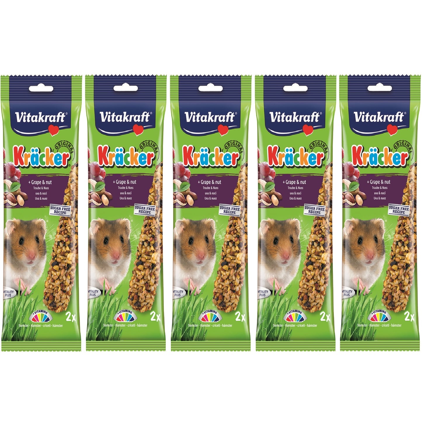 Vitakraft - Hamster Kracker Grape & Nut (5 Packs)