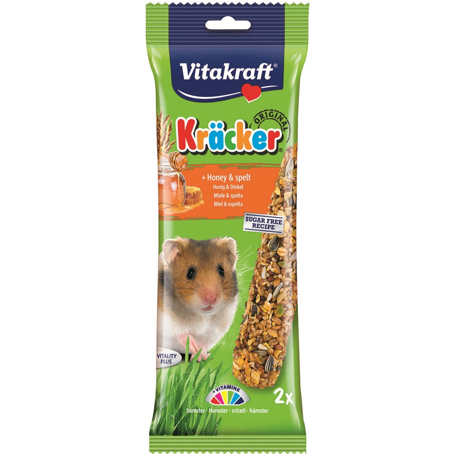 Vitakraft - Hamster Kracker Honey & Spelt (5 Packs)