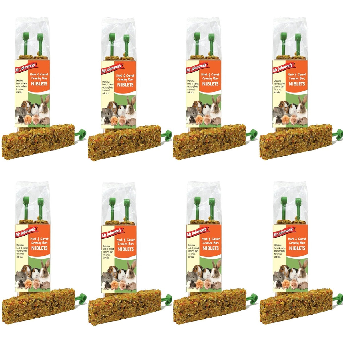 Mr Johnsons - Herb & Carrot Crunchy Bars (8 Packs)