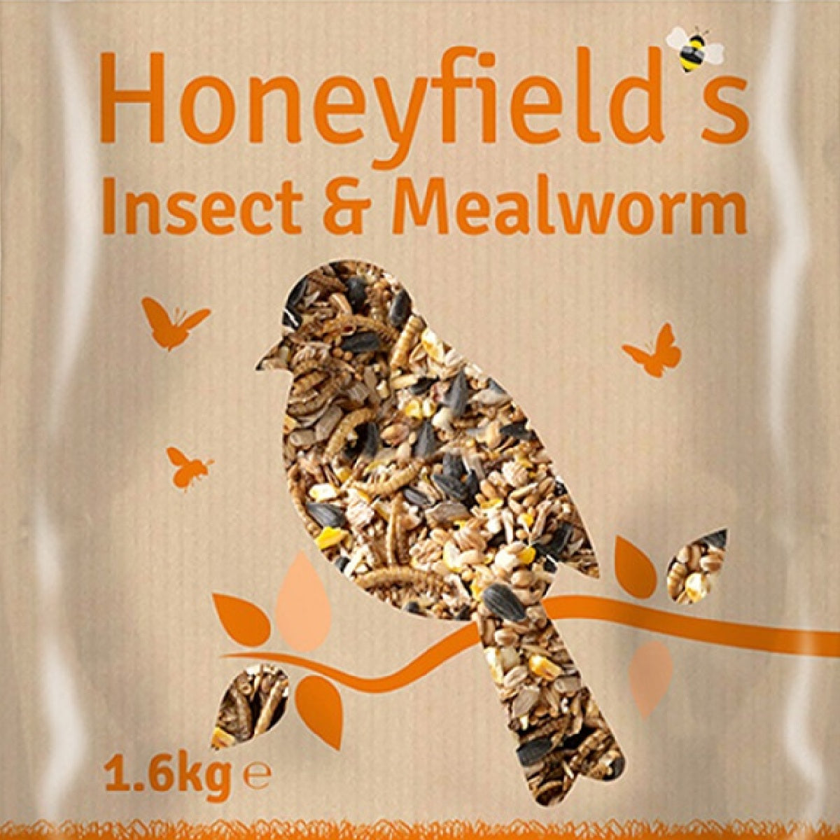 Honeyfields - Insect & Mealworm Mix (1.6kg)