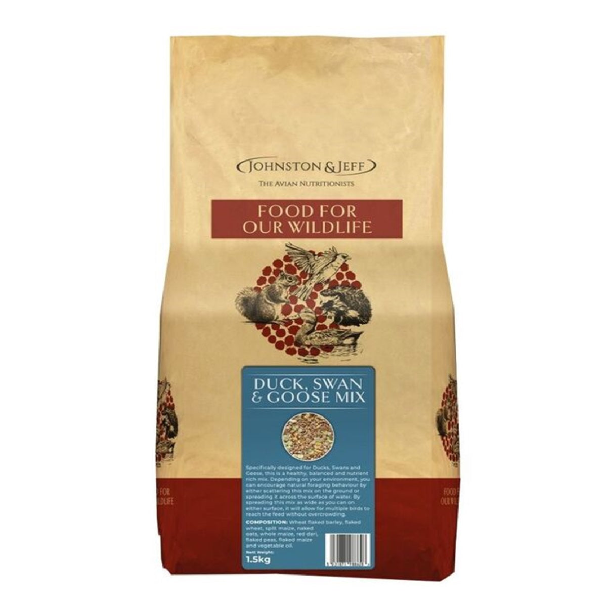 Johnston & Jeff - Duck, Swan & Goose Mix (1.5kg)