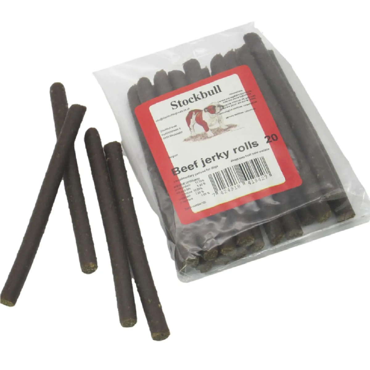 Stockbull - Jerky Rolls (20pk)