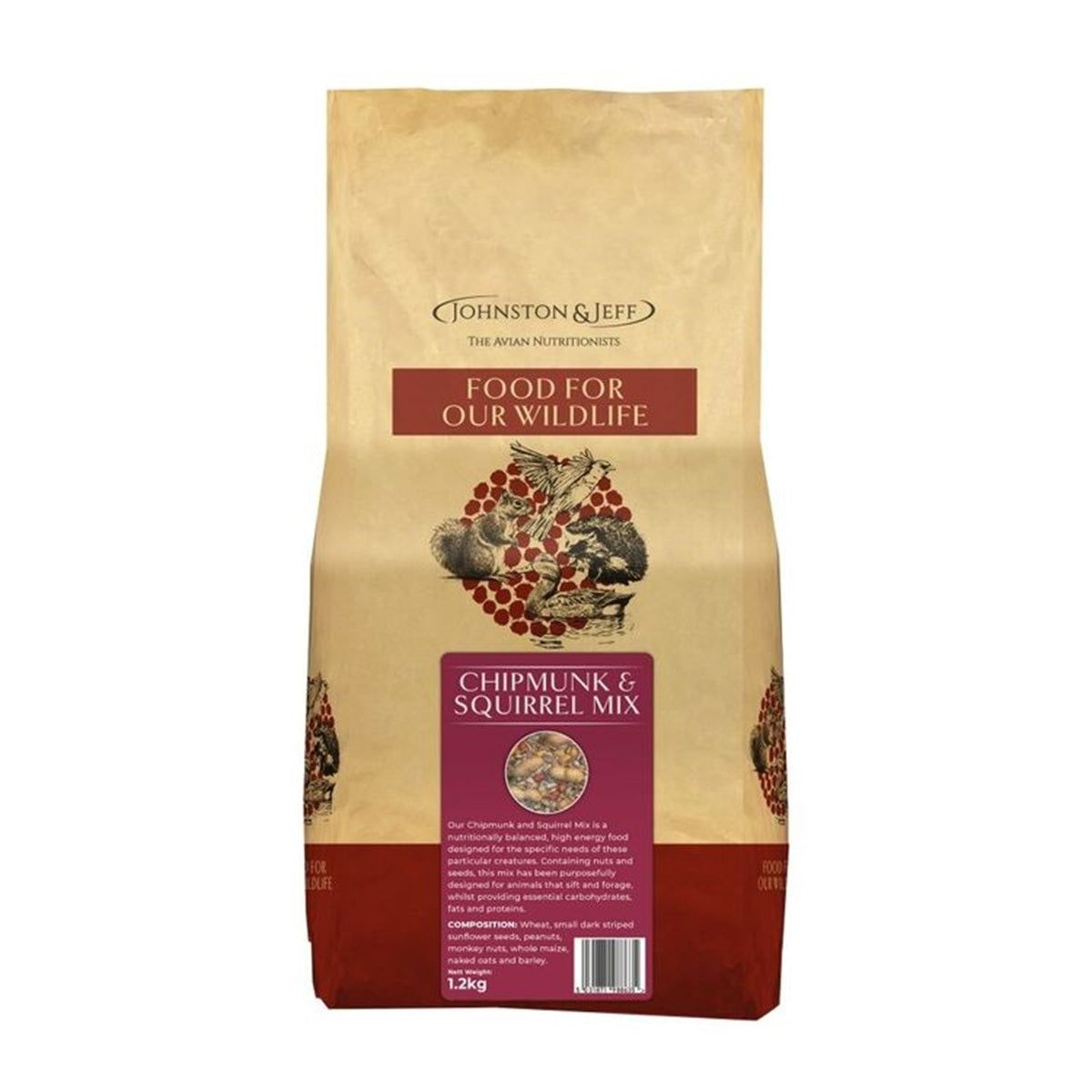 Johnston & Jeff - Chipmunk & Squirrel Mix (1.2kg)