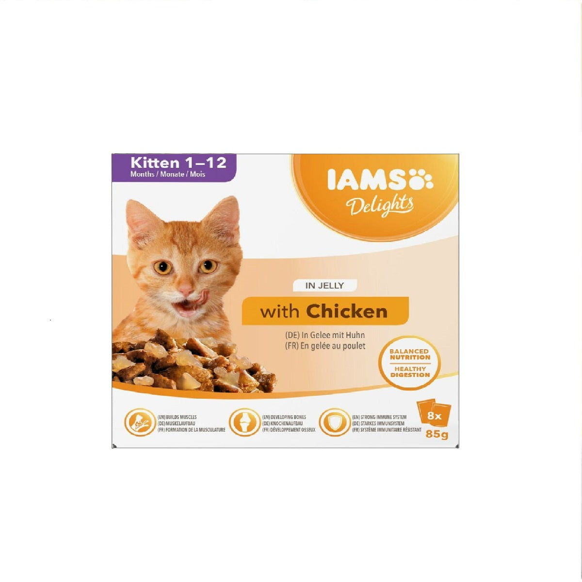 Iams Delights - Kitten in Jelly (8 x 85g)