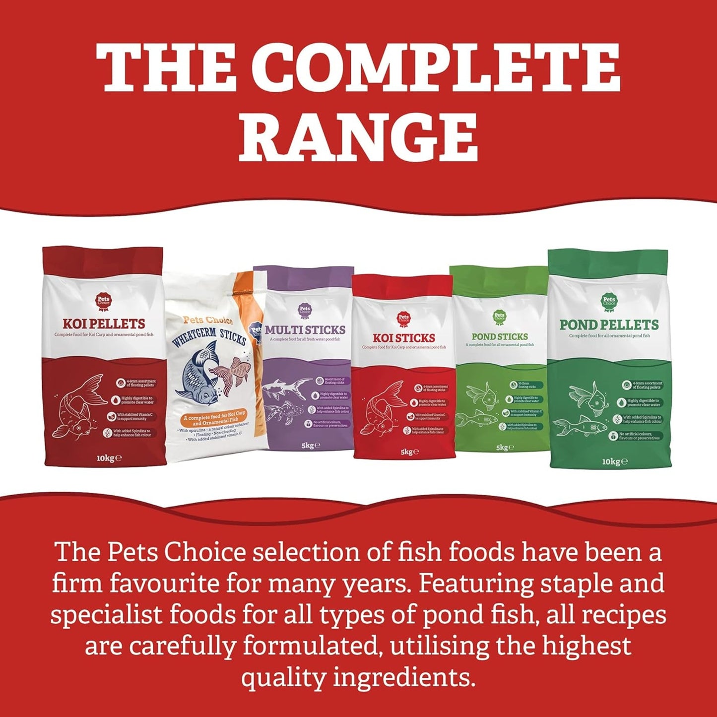 Pets Choice - Koi Sticks (5kg)