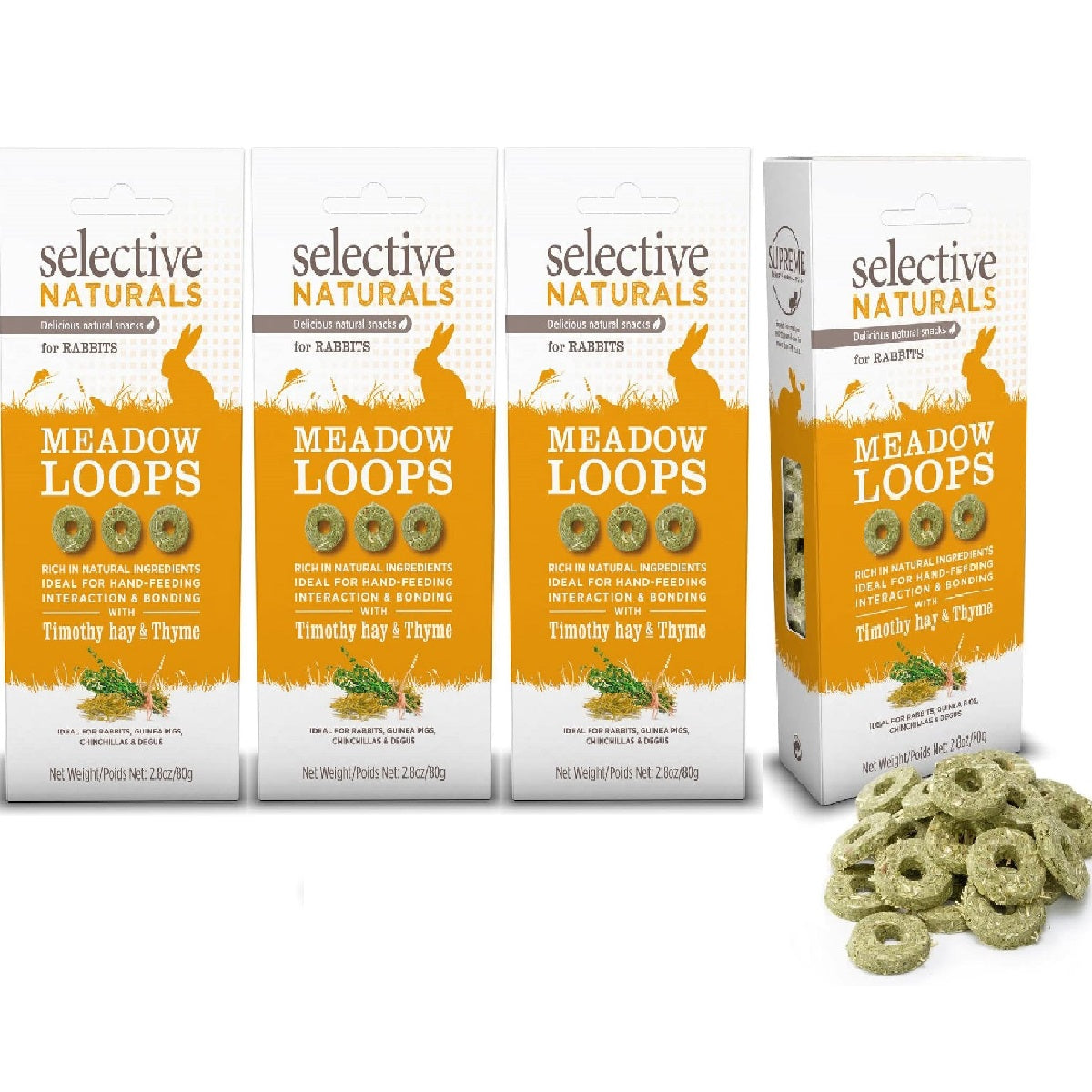 Science Selective - Naturals Loops (4 x 80g)