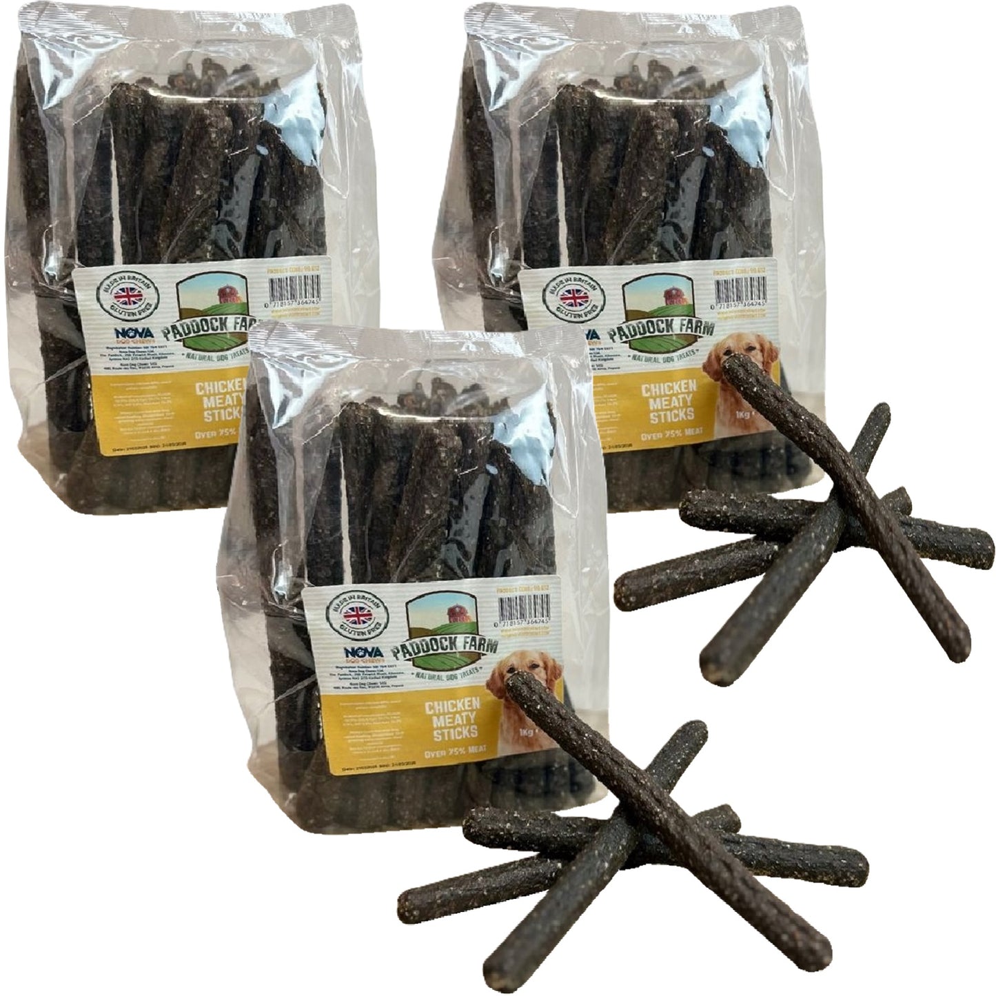 Paddock Farm - Chicken Meaty Sticks (1kg)