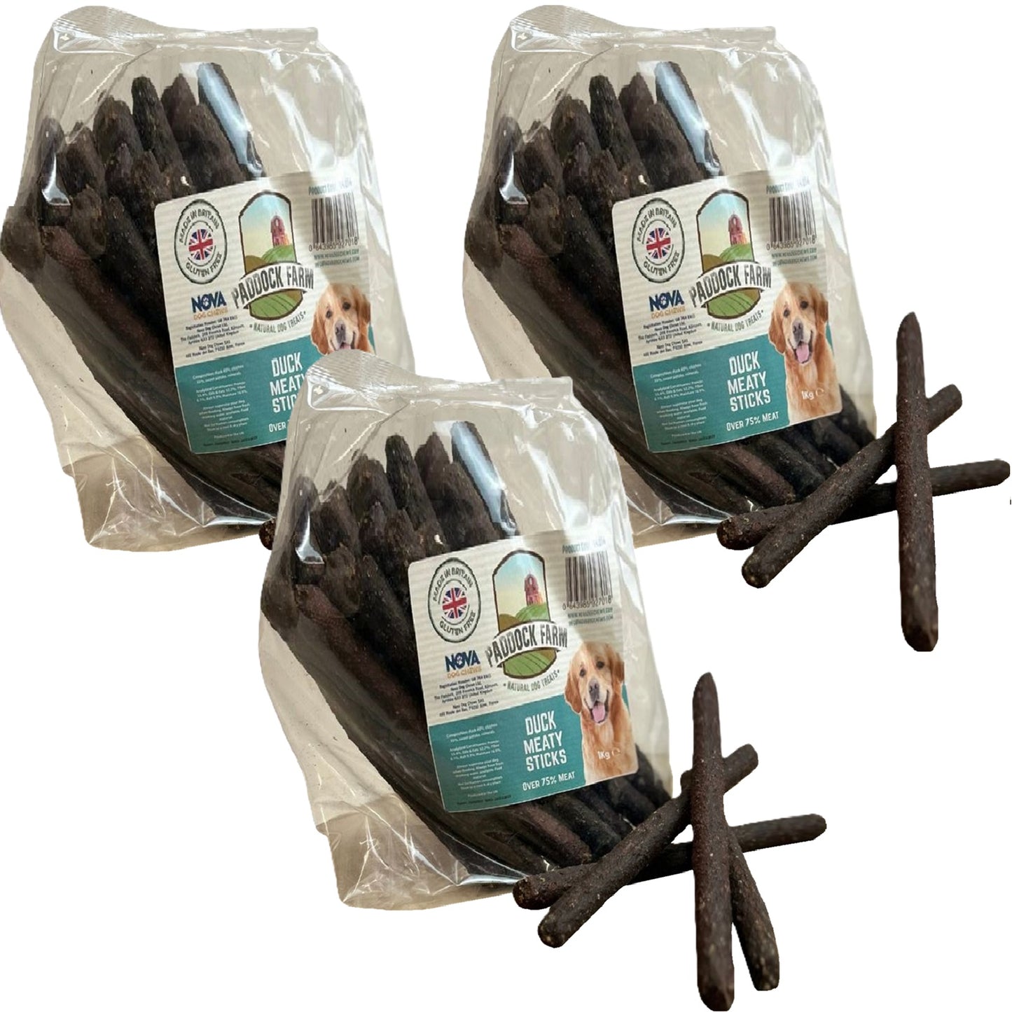 Paddock Farm - Duck Meaty Sticks (1kg)