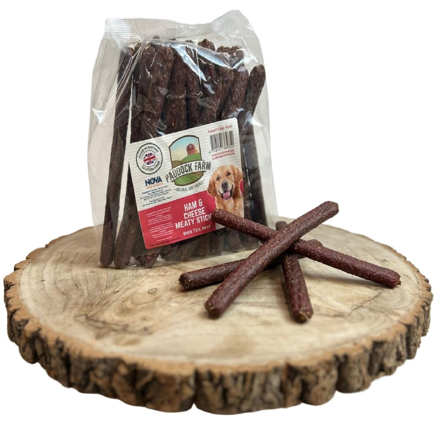 Paddock Farm - Ham & Cheese Meaty Sticks (1kg)