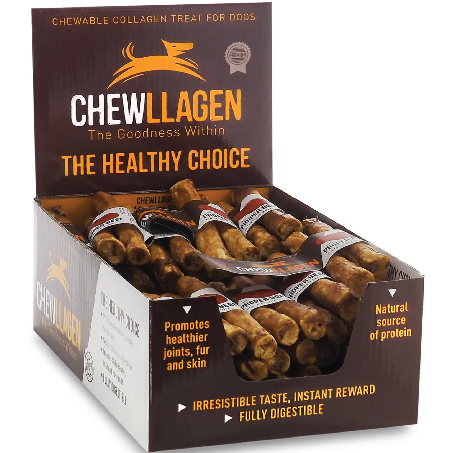 Chewllagen - Collagen Beef Medium Roll (2pk)