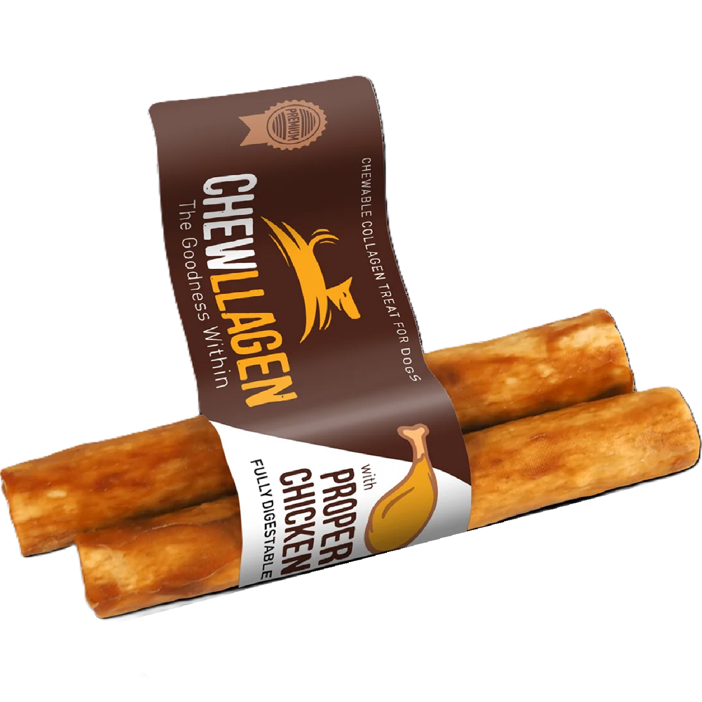 Chewllagen - Collagen Chicken Medium Roll (2pk)