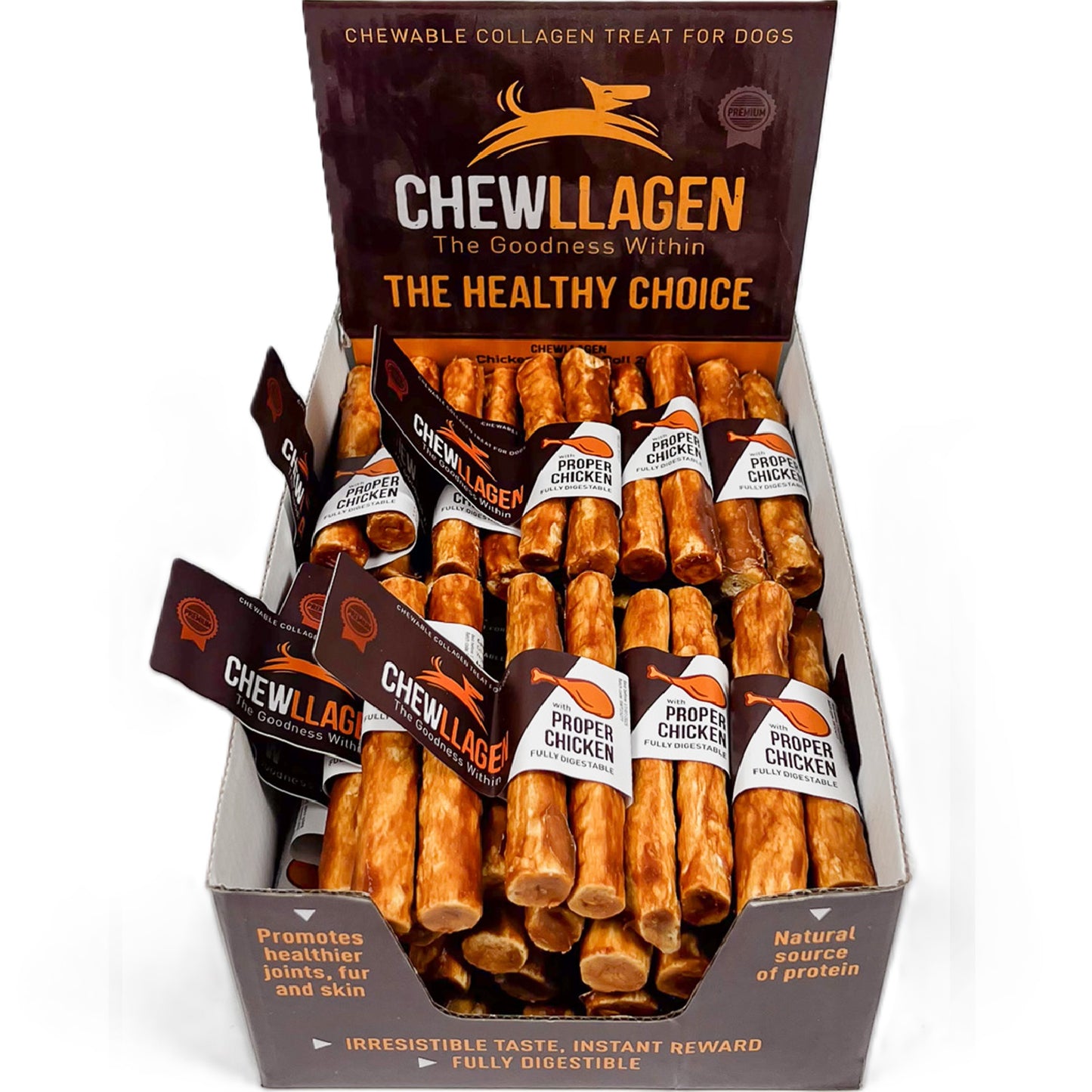 Chewllagen - Collagen Chicken Medium Roll (2pk)