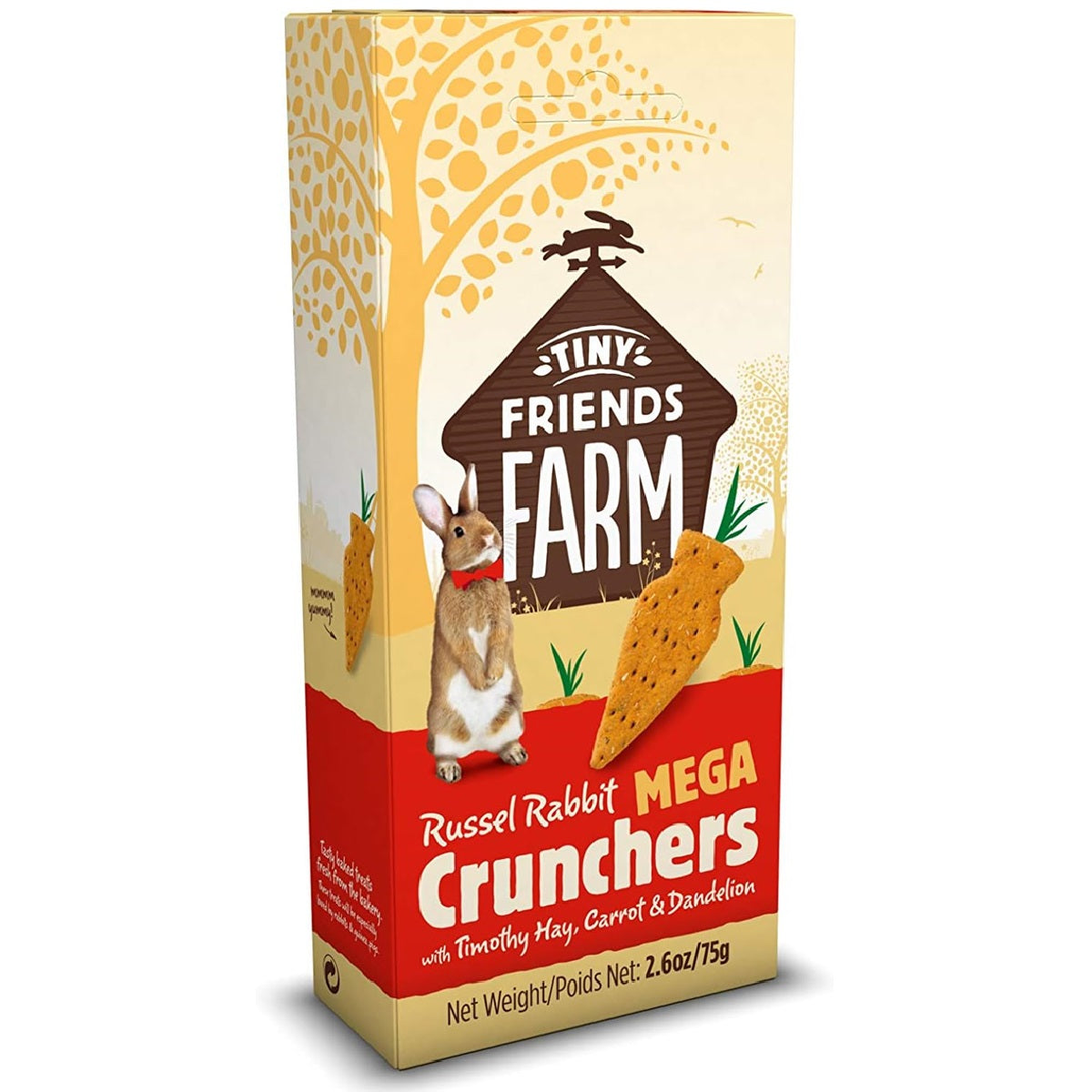 Tiny Friends Farm - Russel Rabbit MEGA Crunchers (3pk)