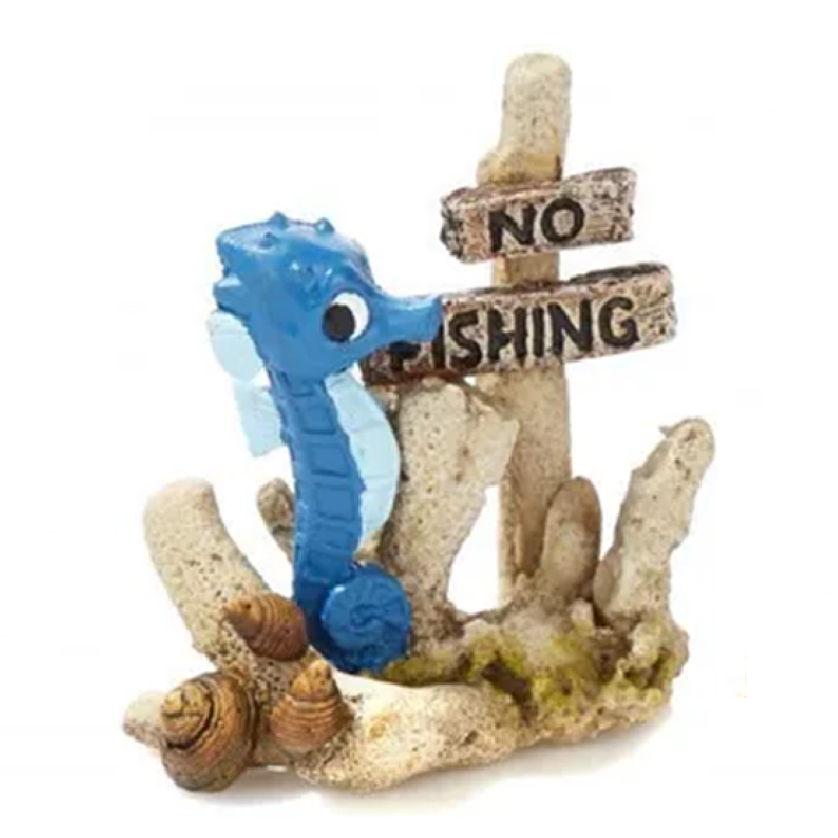 Classic - No Fishing Seahorse (9.5cm)