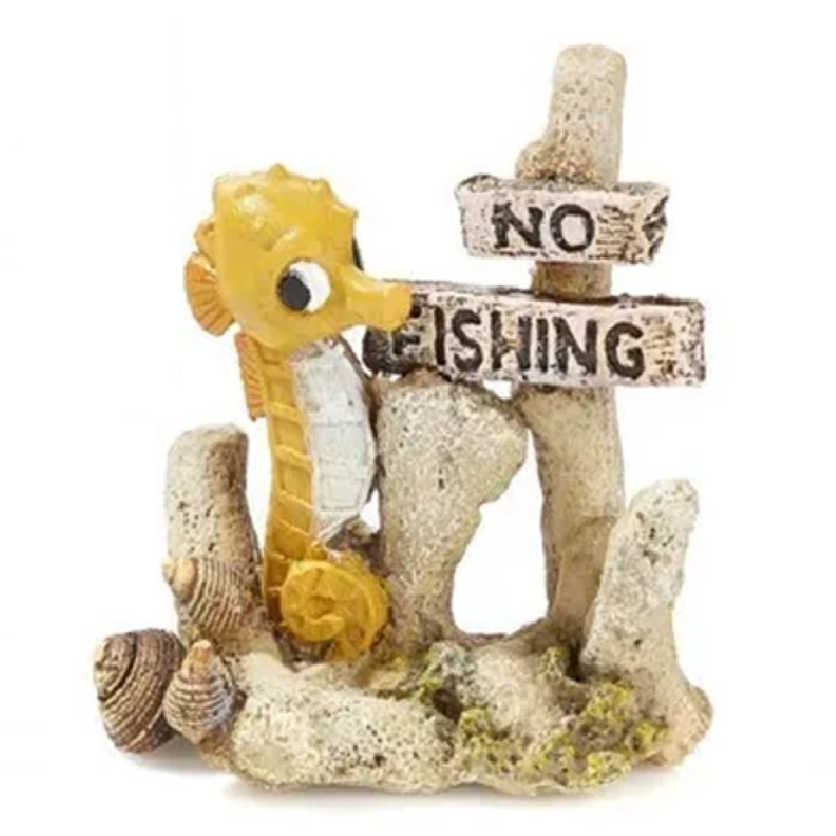 Classic - No Fishing Seahorse (9.5cm)
