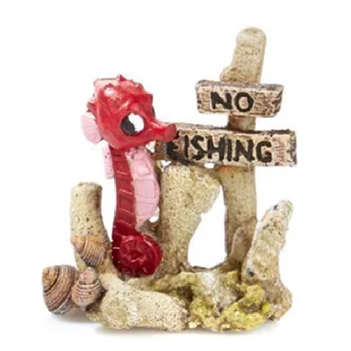 Classic - No Fishing Seahorse (9.5cm)