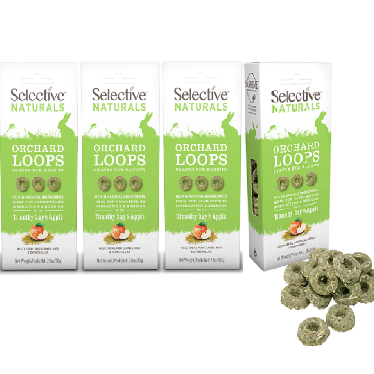 Science Selective - Naturals Loops (4 x 80g)