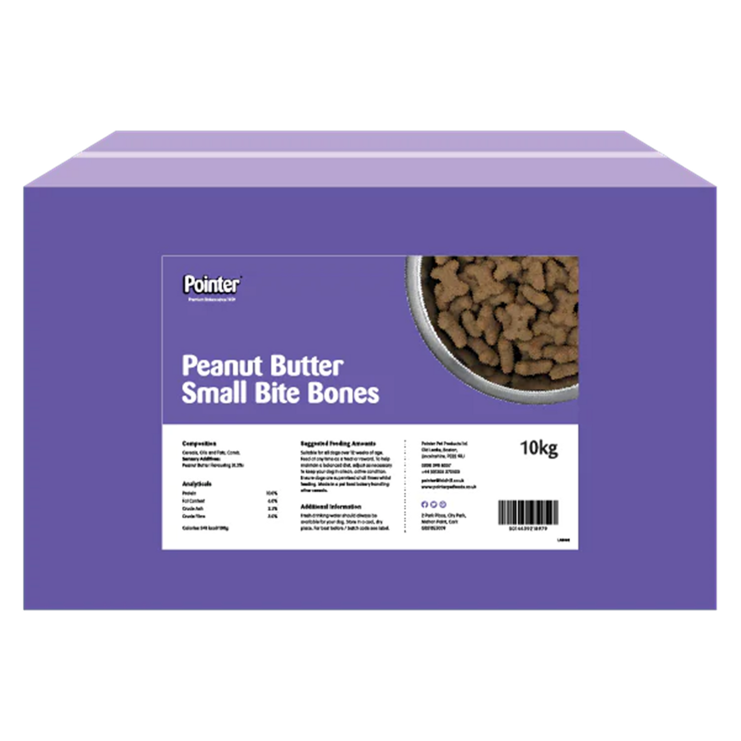Pointer - Peanut Butter Small Bite Bones (10kg)