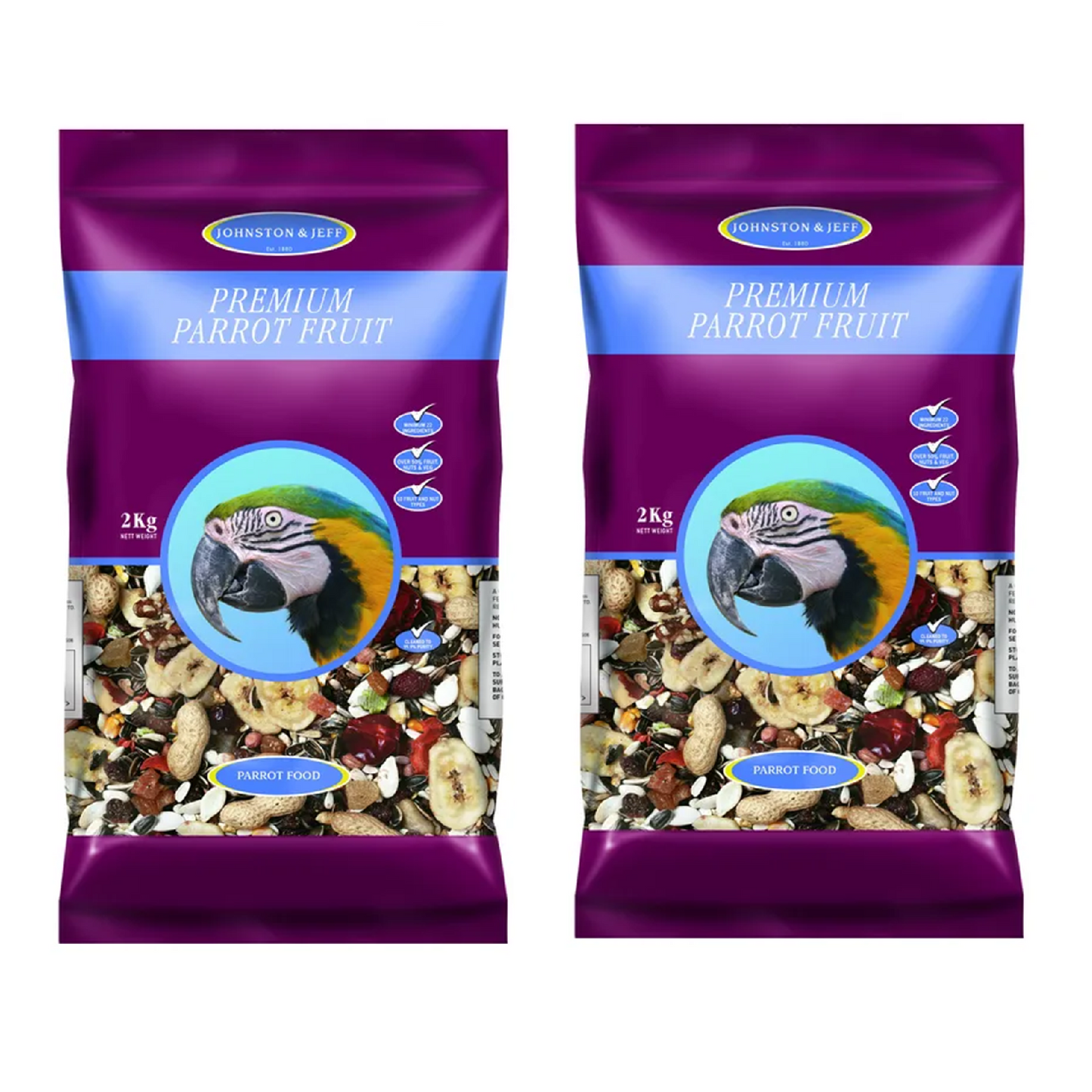 Johnston & Jeff - Premium Parrot Fruit