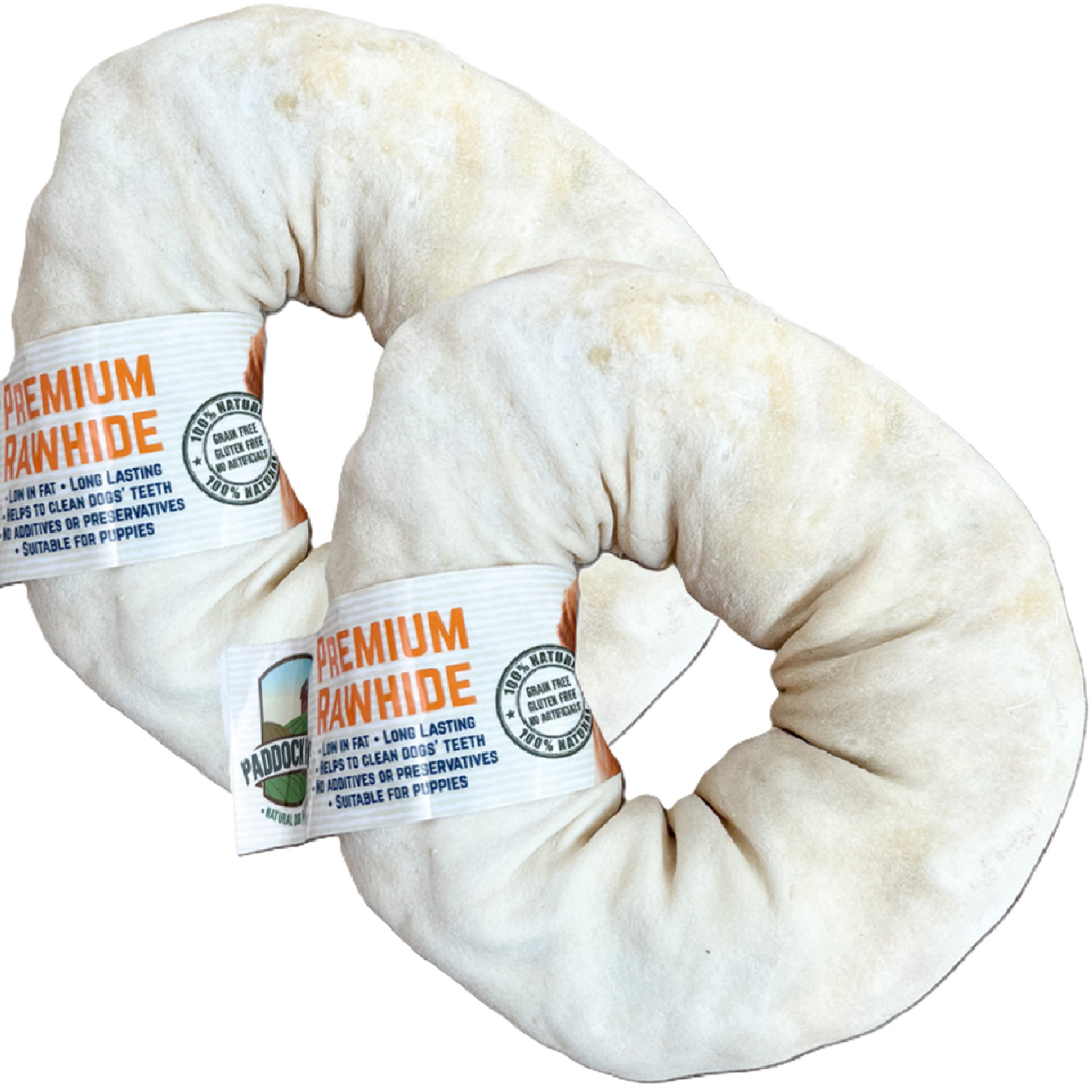 Paddock Farm - Hide Rings (6-7")