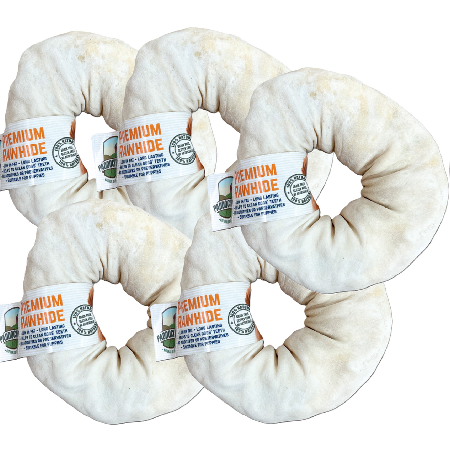 Paddock Farm - Hide Rings (6-7")
