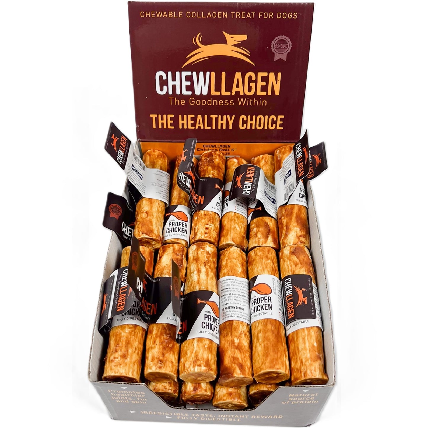 Chewllagen - Collagen 5" Chicken Roll (1pk)