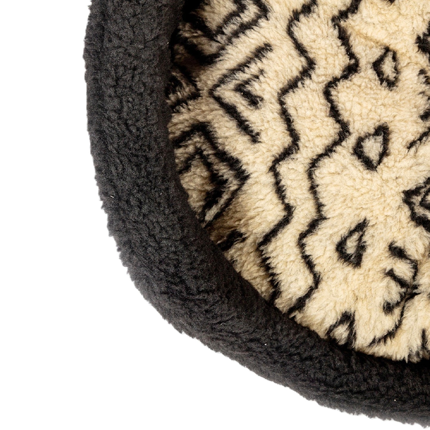 Danish Design - Sherpa Fleece Neutral Geometric Slumber Bed