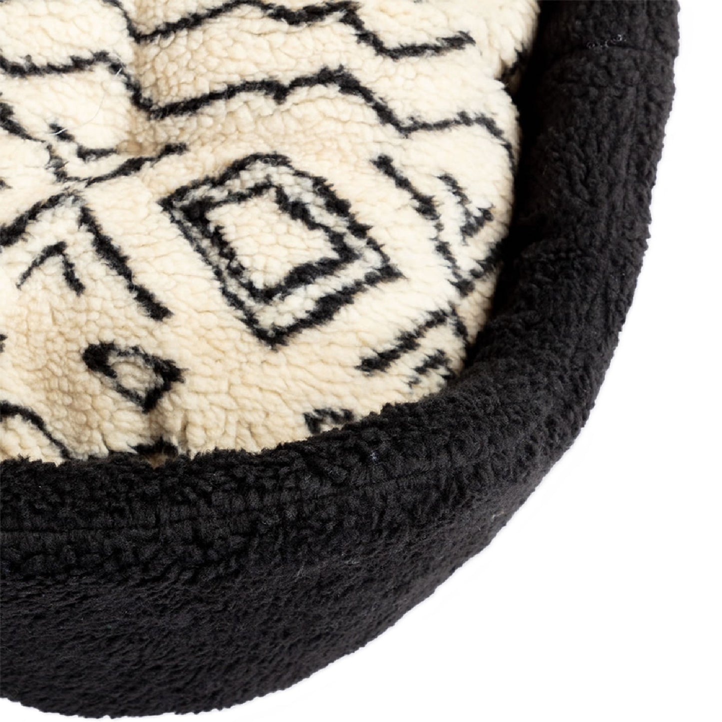 Danish Design - Sherpa Fleece Neutral Geometric Slumber Bed