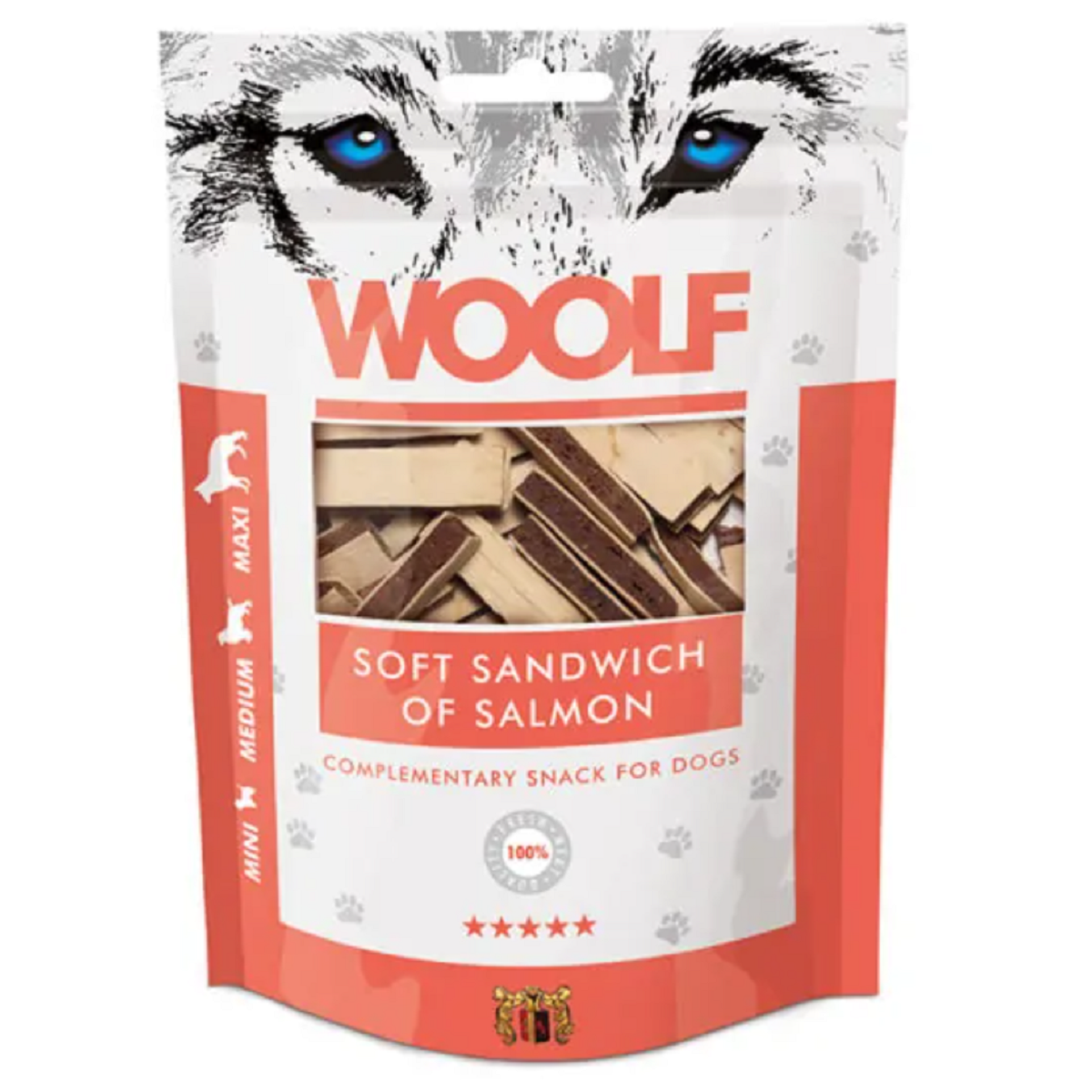 Woolf - Soft Sandwich of Salmon (10 x 100g)