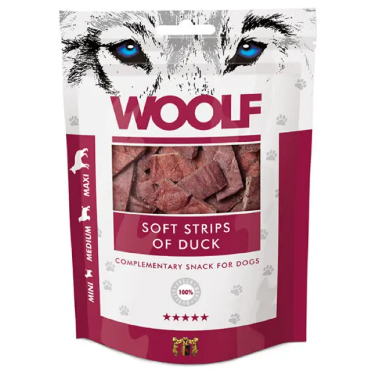 Woolf - Soft Strips of Duck (10 x 100g)