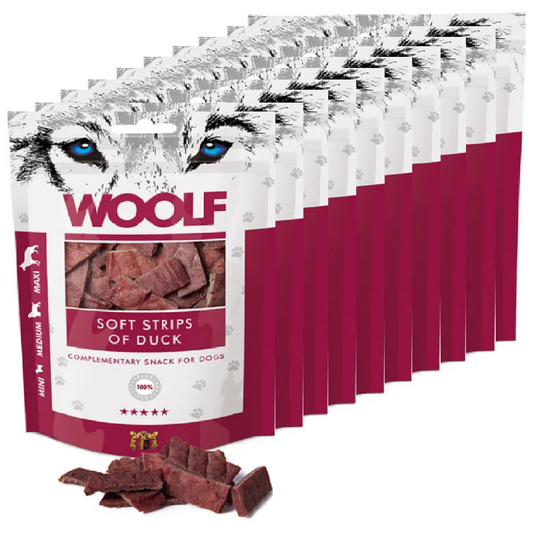 Woolf - Soft Strips of Duck (10 x 100g)